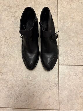 Reiker Black Leather Ankle Boots